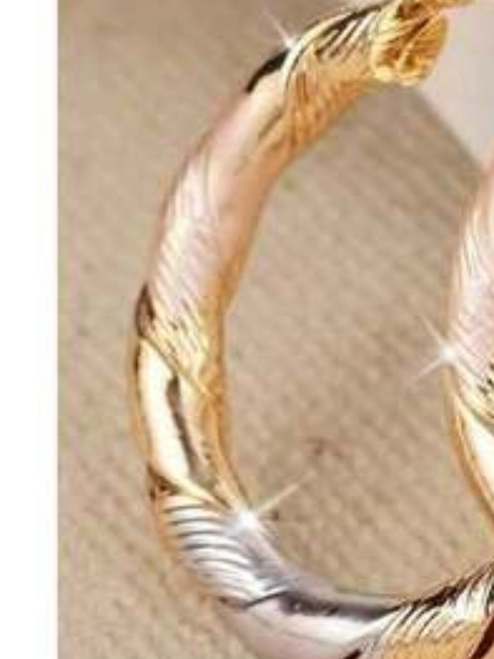 14K Gold Plated Vintage Boho Circular Earrings, Fashion Jewelry Accessory